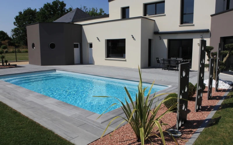 Réalisation piscine coque