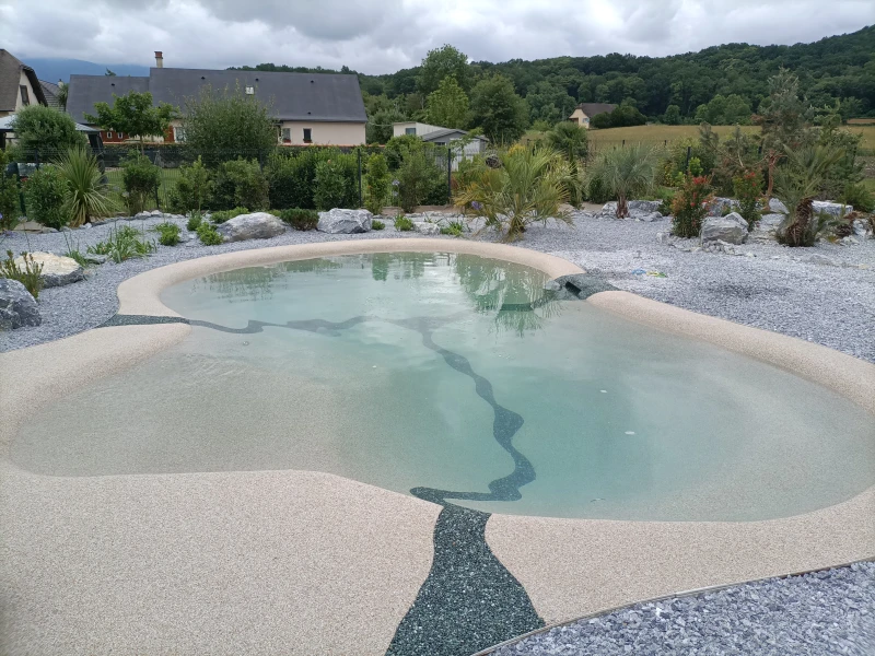 Réalisation piscine lagon